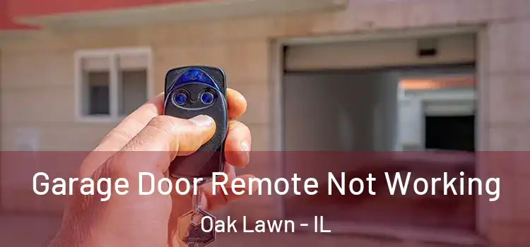  Garage Door Remote Not Working Oak Lawn - IL